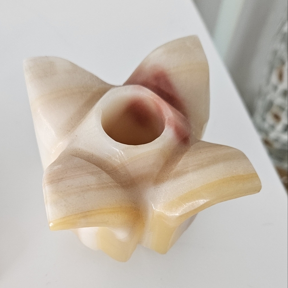 Onyx Flower Candle Holder - Picture 7 of 10